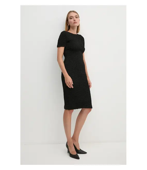 Φόρεμα Dkny χρώμα: μαύρο, DD4E2931