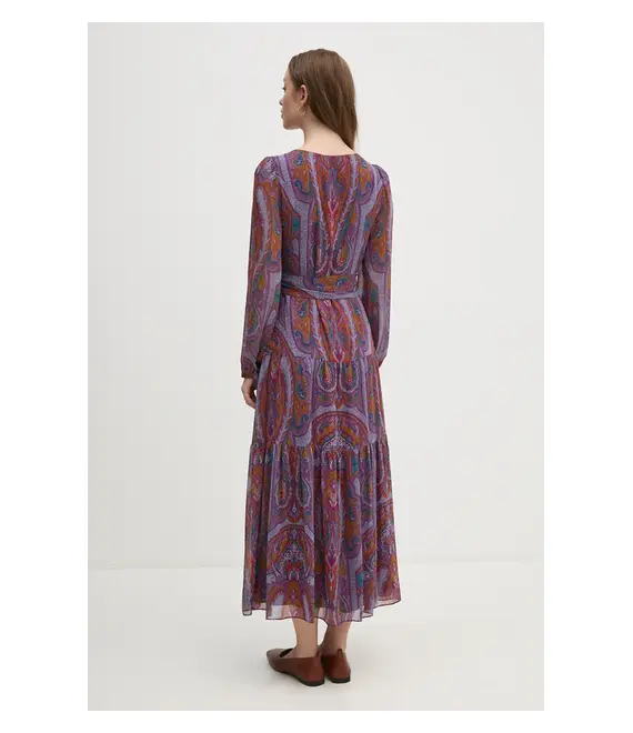Φόρεμα Lauren Ralph Lauren χρώμα: ροζ, 250940218