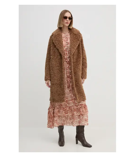 Φόρεμα Pepe Jeans RIKKY χρώμα: μπεζ, PL953597