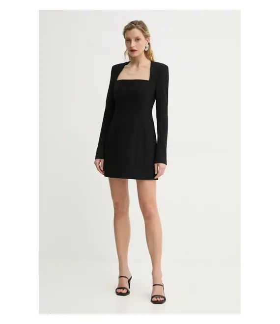 Φόρεμα A.L.C. Ella χρώμα: μαύρο, 6DRES02484