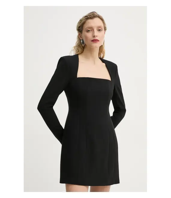 Φόρεμα A.L.C. Ella χρώμα: μαύρο, 6DRES02484