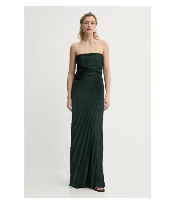 Φόρεμα A.L.C. Bianca χρώμα: πράσινο, 6DRES02461