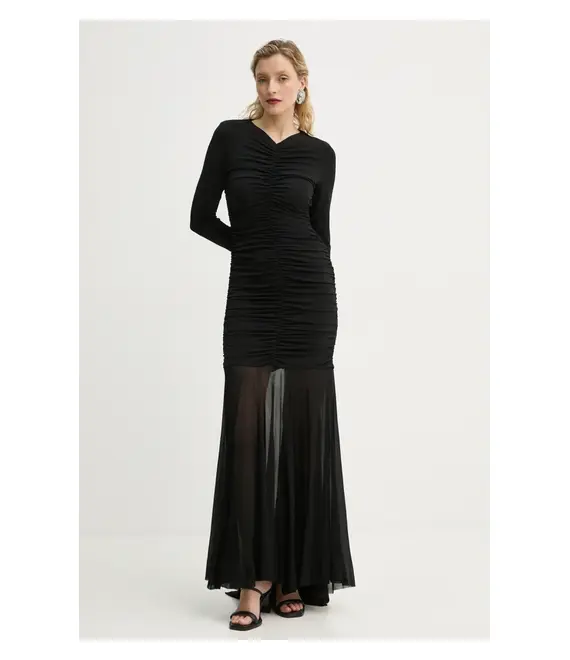Φόρεμα A.L.C. Fawn χρώμα: μαύρο, 6DRES02467