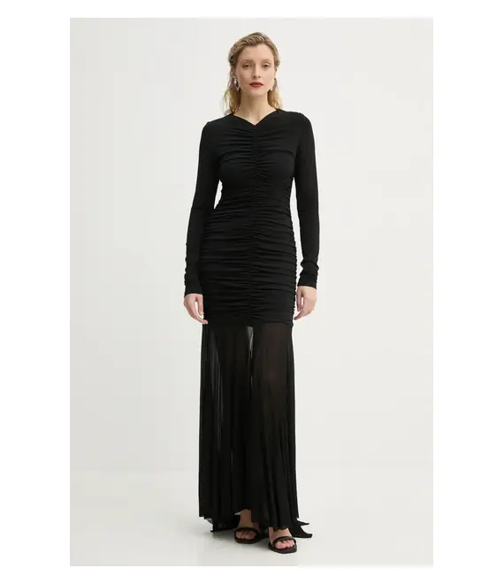 Φόρεμα A.L.C. Fawn χρώμα: μαύρο, 6DRES02467