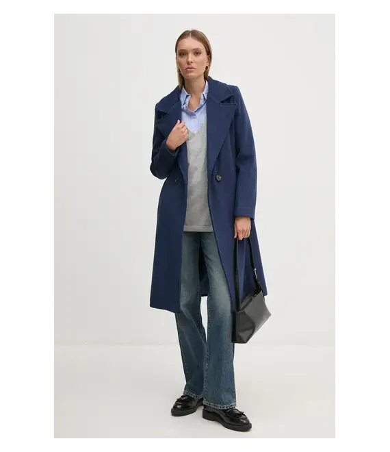 Πουλόβερ με προσθήκη μαλλιού Pepe Jeans ISELA V-NECK γυναικείο, χρώμα: γκρι, PL702220