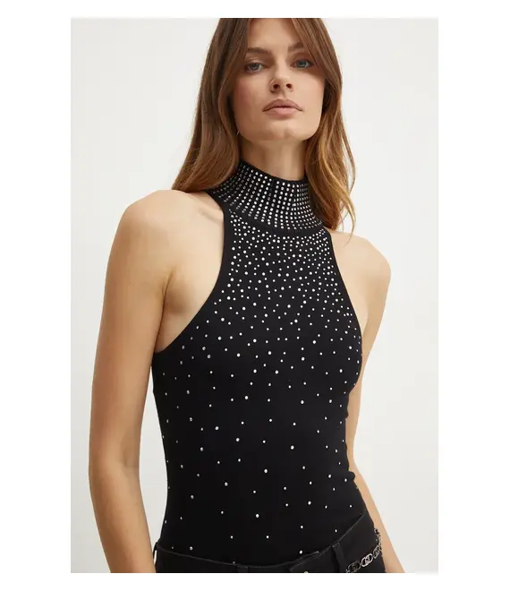 Top Marciano Guess JEN χρώμα: μαύρο, 4BGR37 5439Z