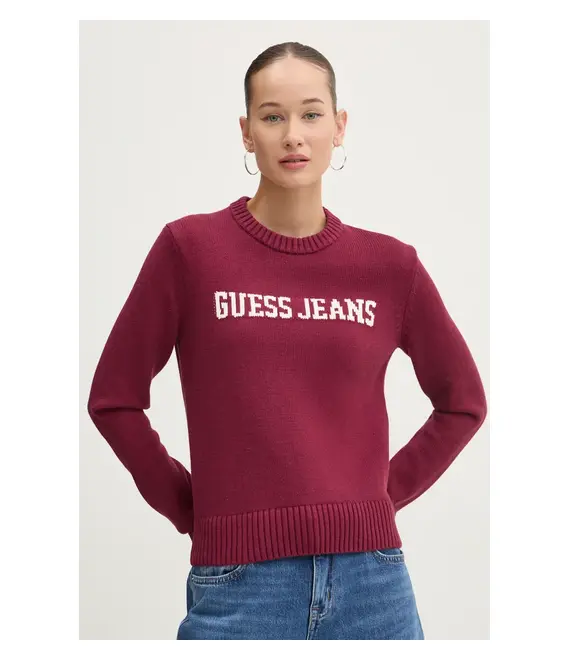 Βαμβακερό πουλόβερ Guess Jeans W4BR10 Z3HM1
