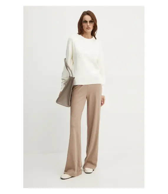 Πουλόβερ Guess LAURA χρώμα: μπεζ, W4BR07 Z26I2