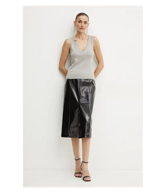 Πουλόβερ Guess JANINE χρώμα: γκρι, W4BR66 Z3IY0