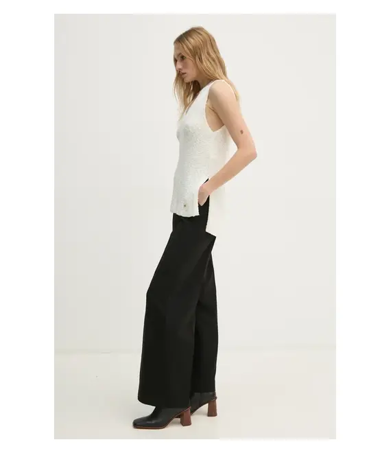 Γιλέκο Pedro del Hierro χρώμα: μπεζ, 5508902