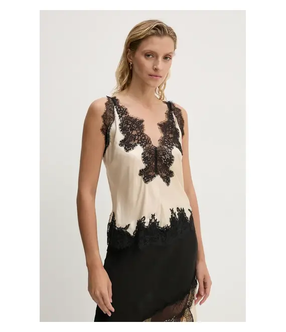 Top Herskind Zew χρώμα: μπεζ, 5307370