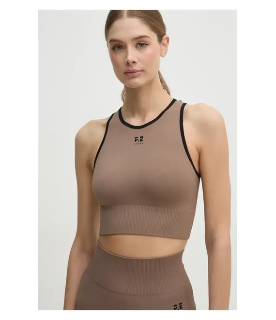 Top P.E Nation Restore Seamless χρώμα: καφέ, 243W294