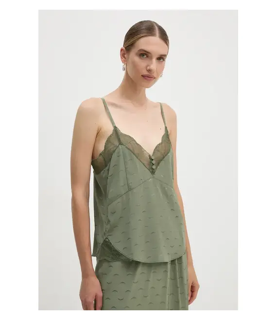 Μπλουζάκι ZADIG&VOLTAIRE χρώμα: πράσινο, WWCR00249