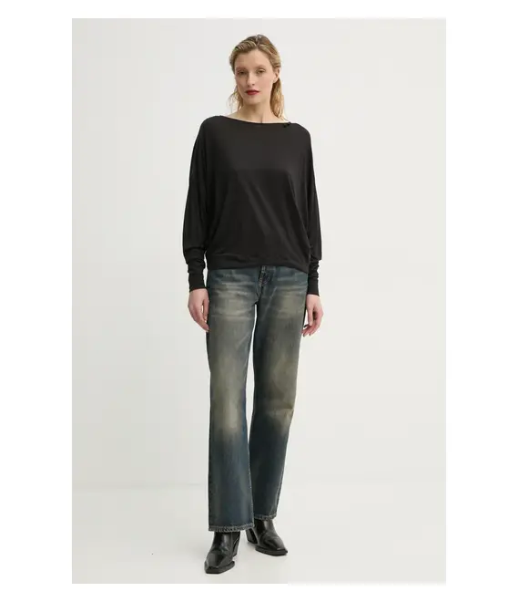 Μακρυμάνικο G-Star Raw χρώμα: μαύρο, D25074-9297