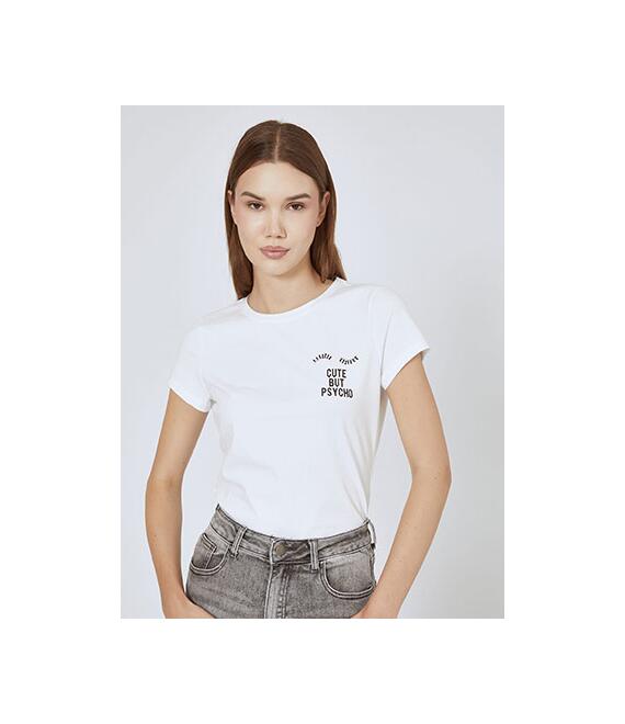 T-shirt με strass SN7958.4113+1