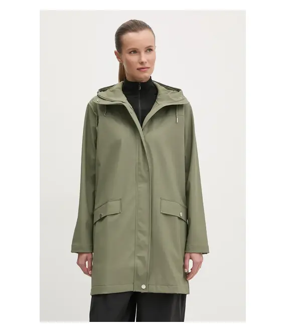 Αδιάβροχο μπουφάν Helly Hansen Moss γυναικείο, χρώμα: πράσινο, 53251