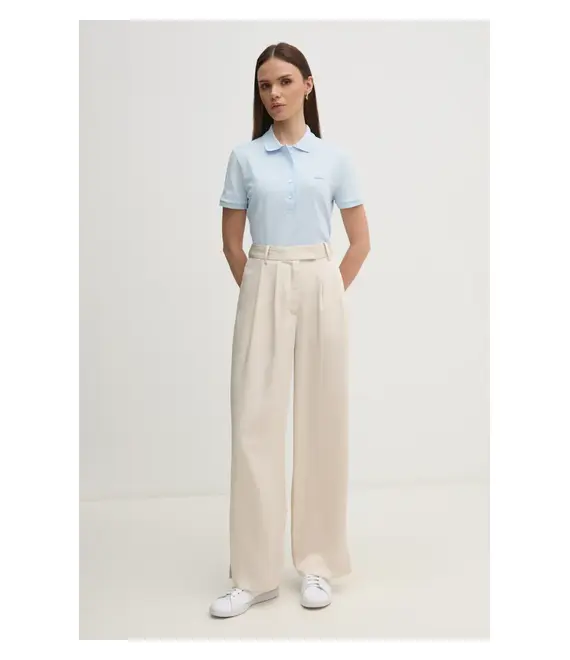 Πόλο Lacoste χρώμα: άσπρο, PF5462