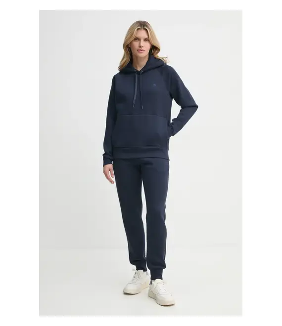 Μπλούζα G-Star Raw χρώμα: ναυτικό μπλε, με κουκούλα, D21255-C235