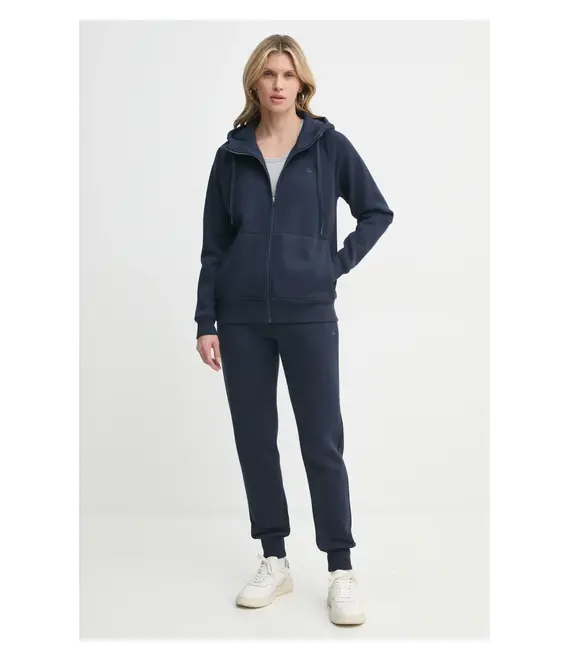 Μπλούζα G-Star Raw χρώμα: ναυτικό μπλε, με κουκούλα, D22727-C235