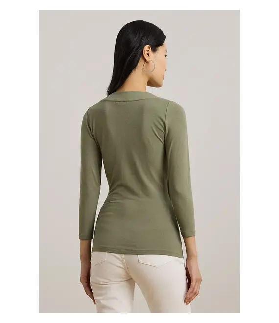 Μακρυμάνικο Lauren Ralph Lauren χρώμα: μπλε, 200824366