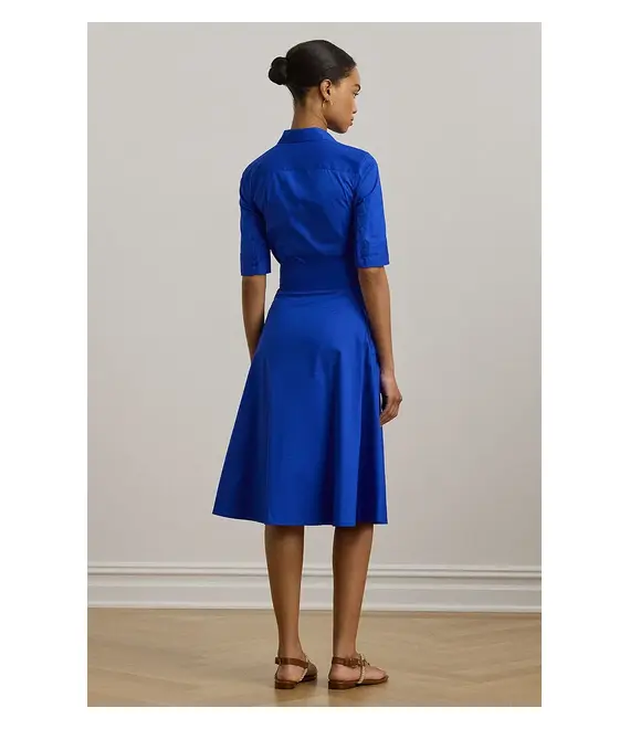Φόρεμα Lauren Ralph Lauren χρώμα: μπλε