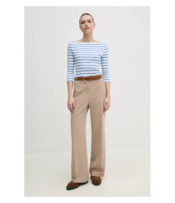 Βαμβακερή μπλούζα με μακριά μανίκια Tommy Hilfiger WW0WW40589