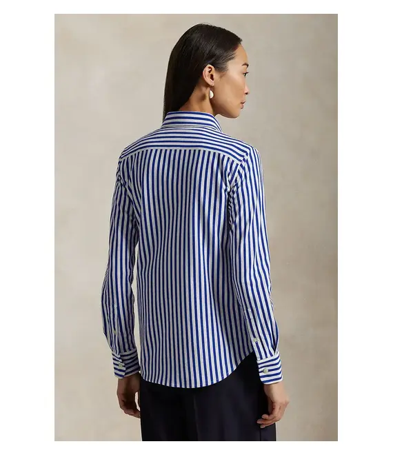Βαμβακερό πουκάμισο Polo Ralph Lauren χρώμα: μπλε, 211910131