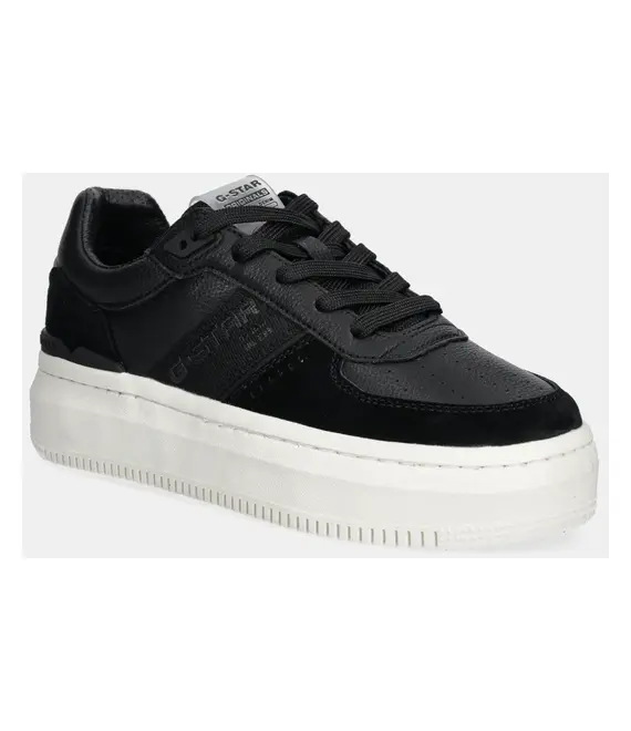 Αθλητικά G-Star Raw EVE BSC LEA W χρώμα: μαύρο, 2411076501.BLK.GNMET