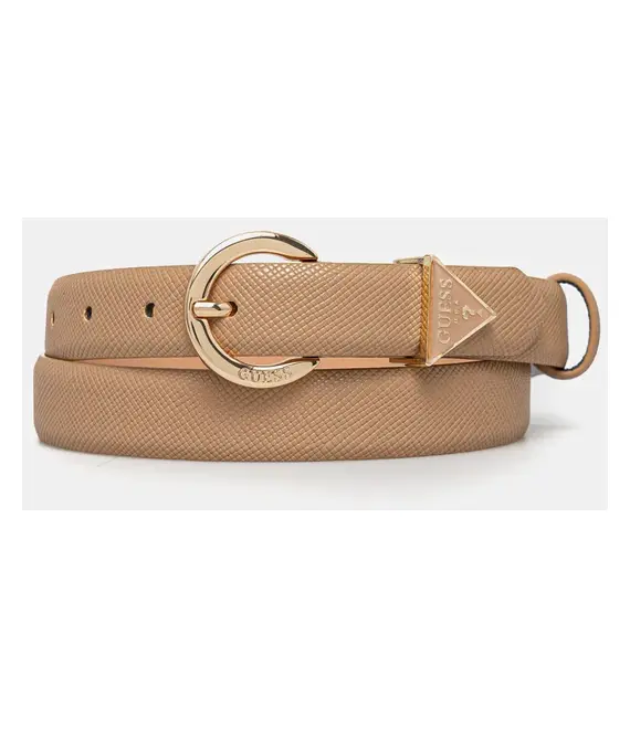 Ζώνη Guess NOELLE χρώμα: μπεζ, BW9071 P4125