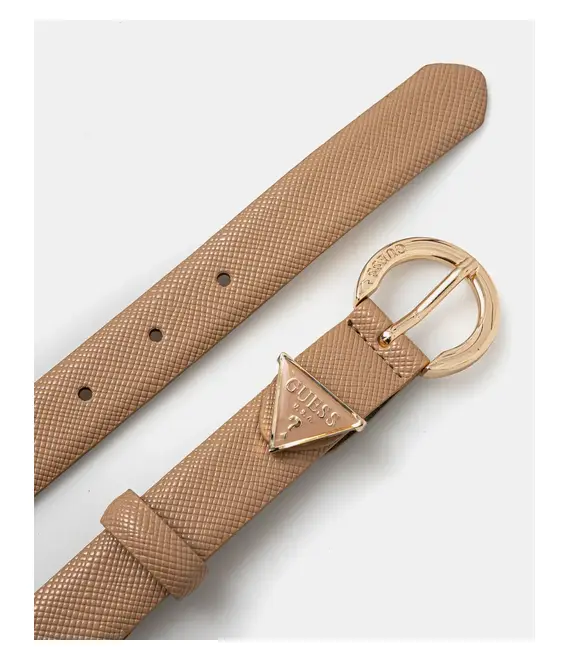Ζώνη Guess NOELLE χρώμα: μπεζ, BW9071 P4125