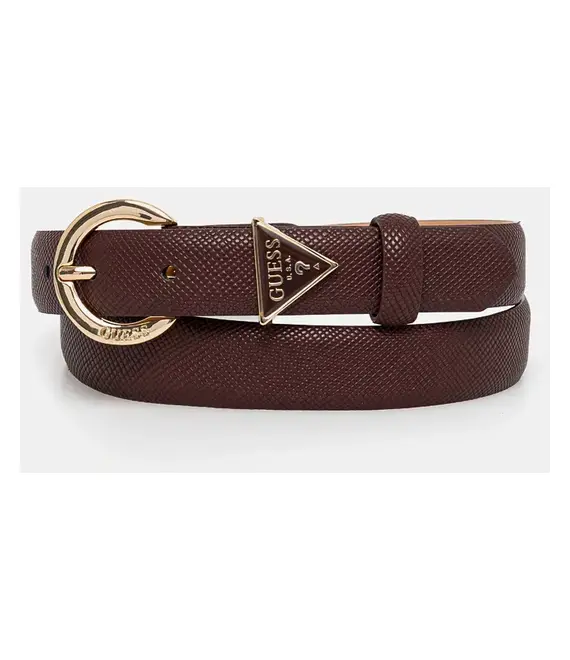 Ζώνη Guess NOELLE χρώμα: μαύρο, BW9071 P4125