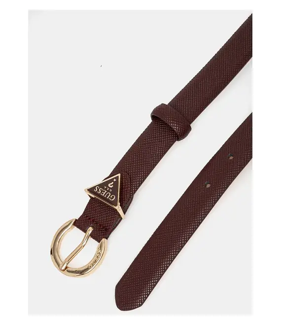 Ζώνη Guess NOELLE χρώμα: μαύρο, BW9071 P4125