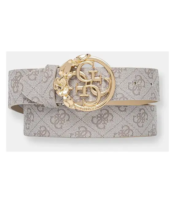 Ζώνη Guess χρώμα: καφέ