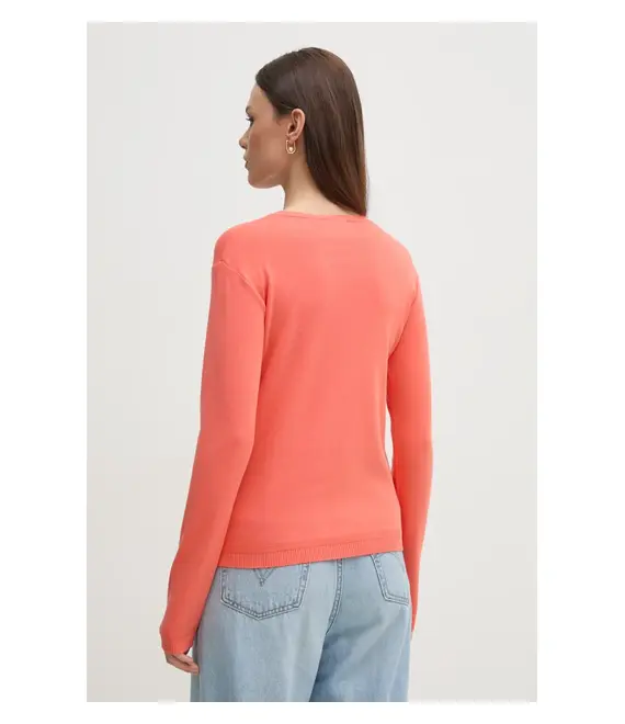 Βαμβακερό πουλόβερ United Colors of Benetton χρώμα: γκρι, 1091D1M08