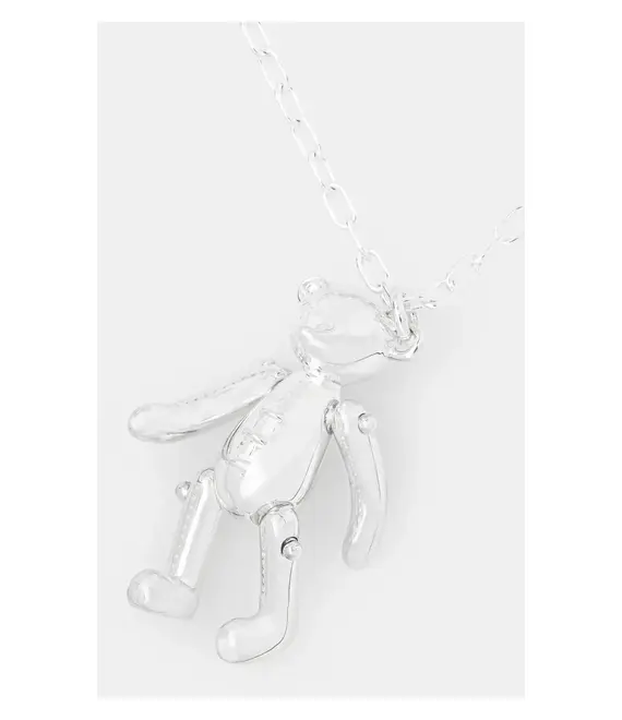 Ασημένιο κολιέ AMBUSH Teddy Bear Charm Necklace 12111144