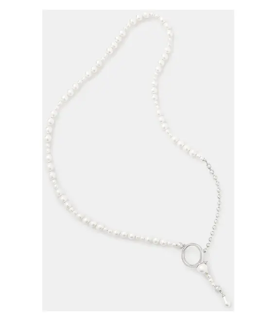 Ασημένιο κολιέ AMBUSH Pearl Strand Necklace 12115268