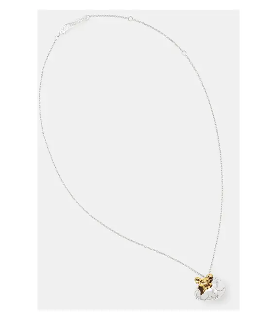 Ασημένιο κολιέ AMBUSH Cracked Egg Charm Necklace 12115269