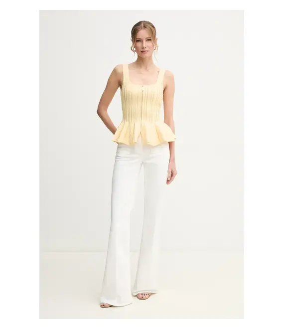 Top Elisabetta Franchi χρώμα: πράσινο, MK49B51E2