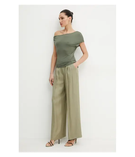 Μπλουζάκι Guess DOLMAN χρώμα: πράσινο, W5GP46 KACM2