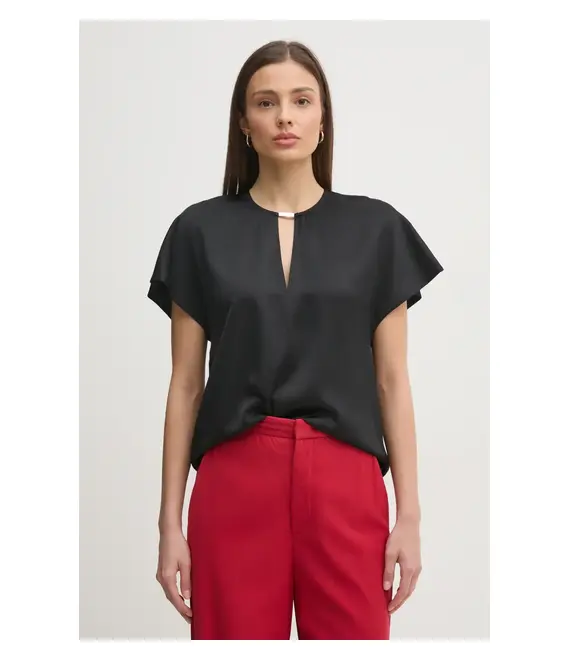Μπλουζάκι Calvin Klein χρώμα: μαύρο, K20K208191