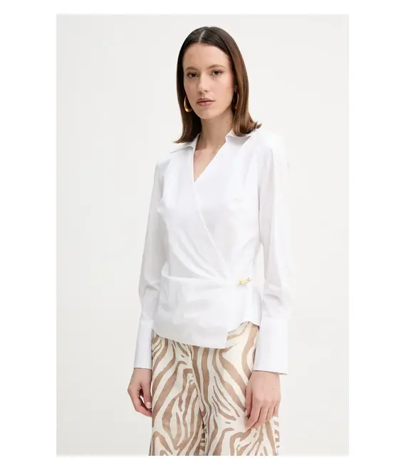 Πουκάμισο Marciano Guess TYRA χρώμα: άσπρο, 5GGH06 7299A
