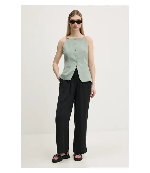 Top Abercrombie & Fitch χρώμα: πράσινο, KI140-5050