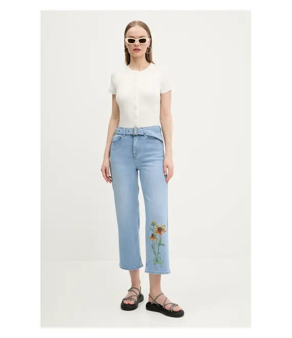 Μπλουζάκι Abercrombie & Fitch χρώμα: μπεζ, KI139-5293