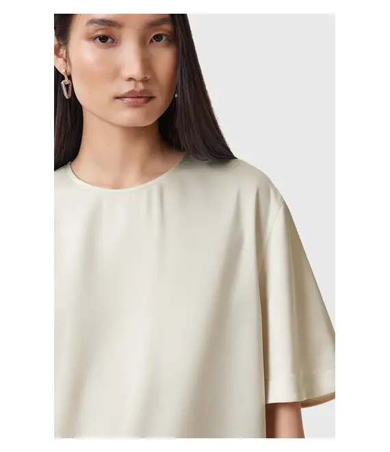 Μπλουζάκι AllSaints AMELIE χρώμα: άσπρο, W032PC