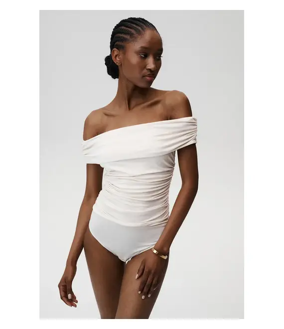 Κορμάκι Undress Code Buttercup Bodysuit Thong χρώμα: μπεζ, 849