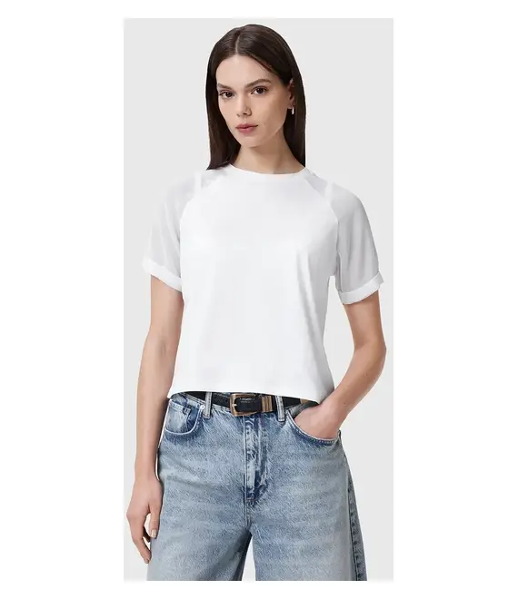 Μπλουζάκι AllSaints ANNIE χρώμα: άσπρο, W005JC