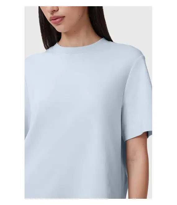 Βαμβακερό μπλουζάκι AllSaints LISA χρώμα: μπλε, W020JZ