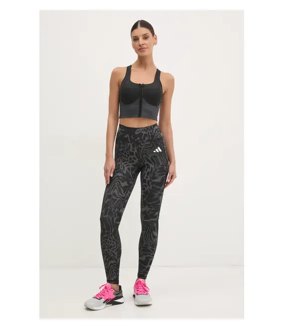 Top adidas by Stella McCartney Two-Tone χρώμα: μαύρο, JM0301