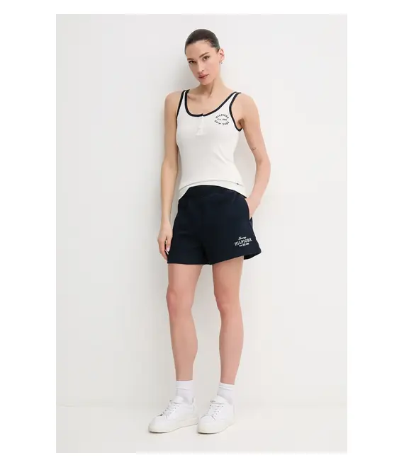 Top Tommy Hilfiger χρώμα: άσπρο, UW0UW05791