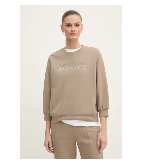 Μπλούζα Joop! χρώμα: μπεζ, 30044799 10007096